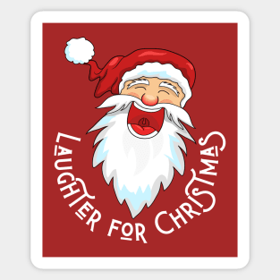 laughter for christmas Sticker